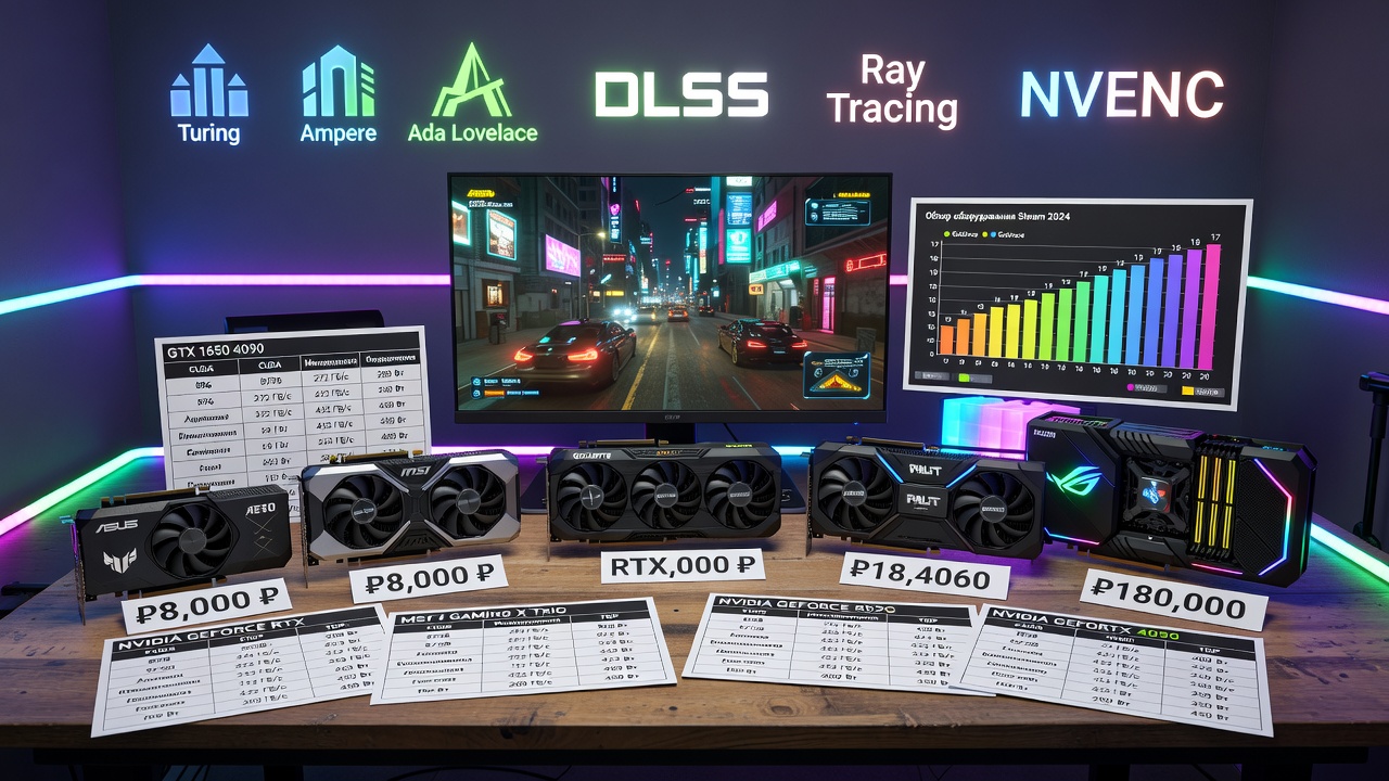 Видеокарты NVIDIA GeForce: характеристики, цены и реальные отзывы